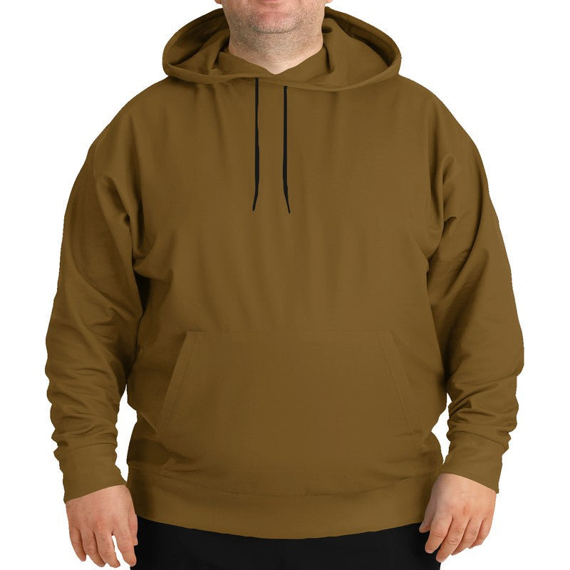 Dark Muted Orange Hoodie PLUS (YO2-MU-DA) - Man Front PLUS