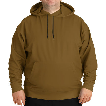 Dark Muted Orange Hoodie PLUS (YO2-MU-DA) - Man Front PLUS