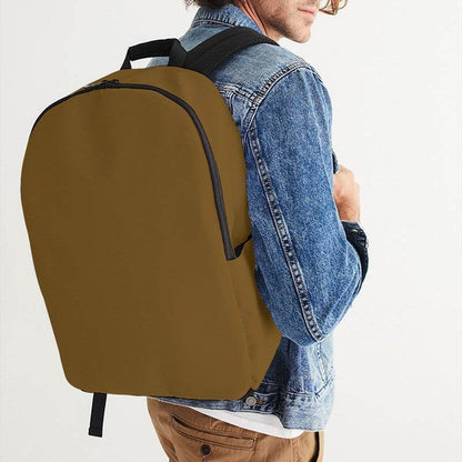 Dark Muted Orange Waterproof Backpack (YO2-MU-DA) - Man CloseUp