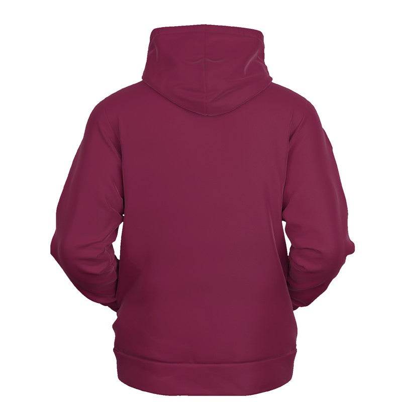 Dark Muted Pink Hoodie (PI-MU-DA) - Ghost Back