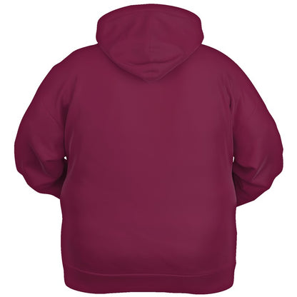 Dark Muted Pink Hoodie PLUS (PI-MU-DA) - Ghost Back PLUS