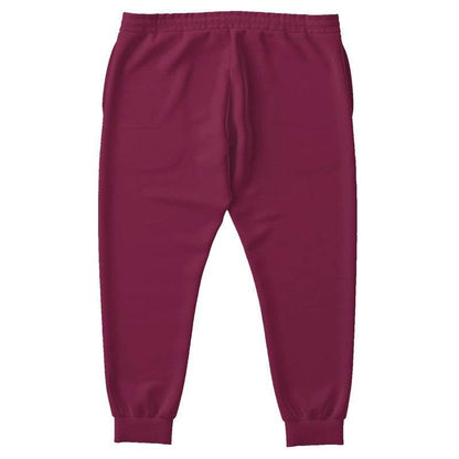 Dark Muted Pink Joggers PLUS (PI-MU-DA) - Back PLUS