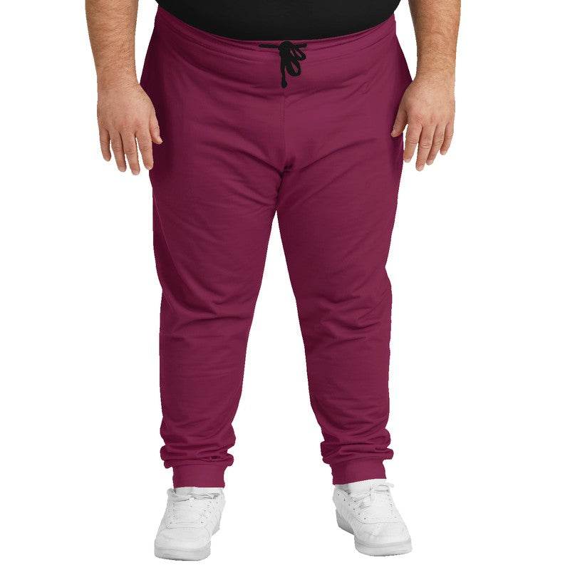 Dark Muted Pink Joggers PLUS (PI-MU-DA) - Man Front PLUS