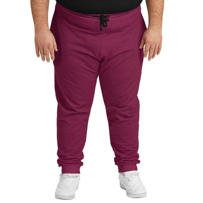 Dark Muted Pink Joggers PLUS (PI-MU-DA) - Man Front PLUS