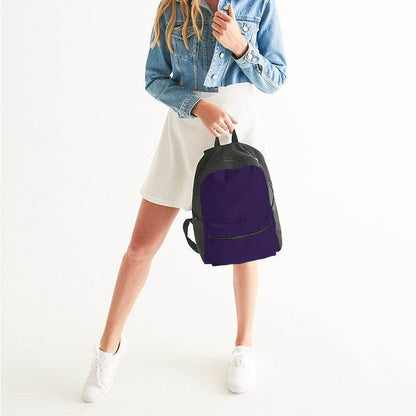 Dark Muted Purple Canvas Backpack (PU-MU-DA) - Woman