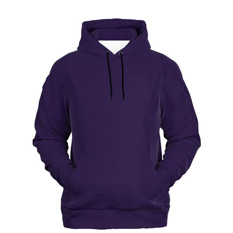 Dark Muted Purple Hoodie (PU-MU-DA) - Ghost Front
