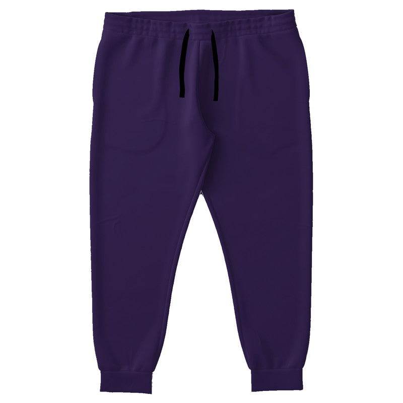 Dark Muted Purple Joggers PLUS (PU-MU-DA) - Front PLUS