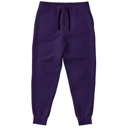 Dark Muted Purple Joggers (PU-MU-DA) - Front