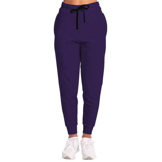 Dark Muted Purple Joggers (PU-MU-DA) - Woman Front