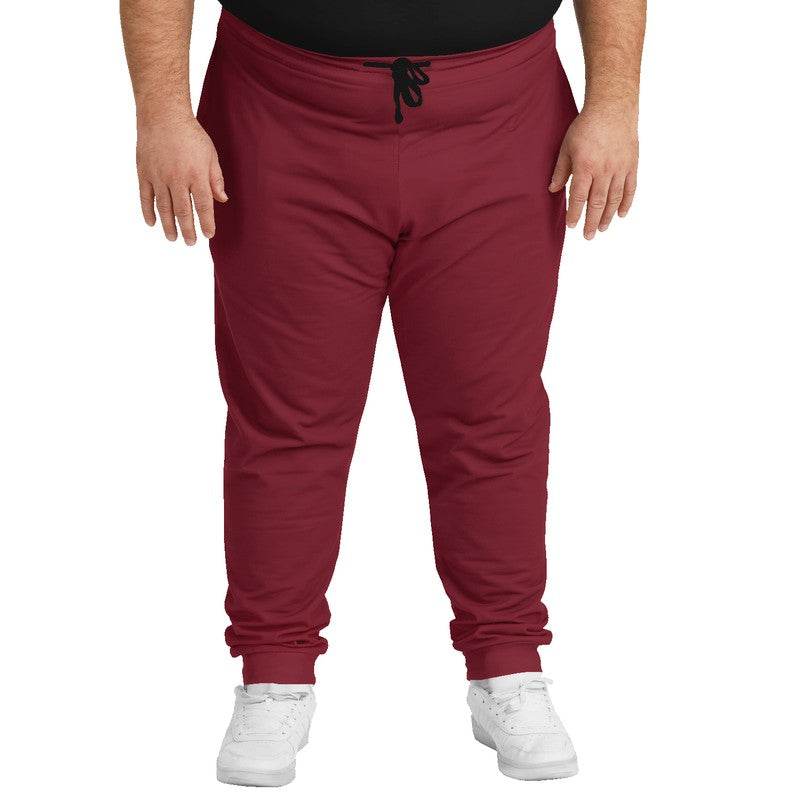 Dark Muted Red Joggers PLUS (RPI2-MU-DA) - Man Front PLUS