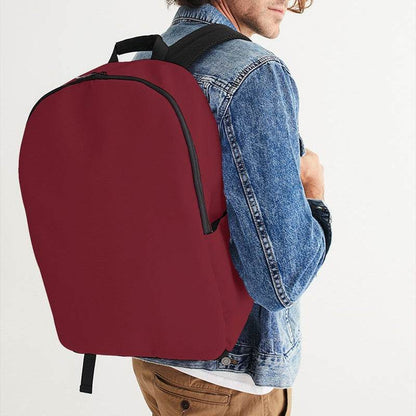 Dark Muted Red Waterproof Backpack (RPI2-MU-DA) - Man CloseUp