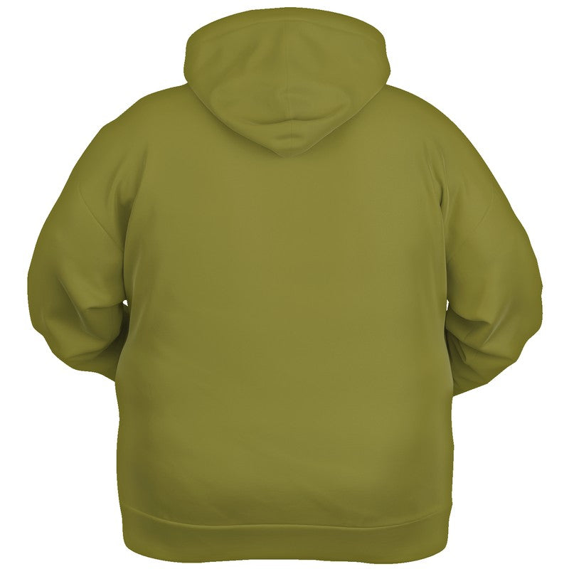Dark Muted Yellow Hoodie PLUS (LY2-MU-DA) - Ghost Back PLUS