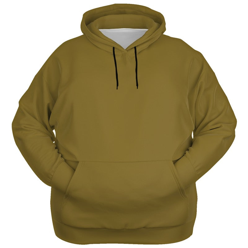 Dark Muted Yellow Hoodie PLUS (Y-MU-DA) - Ghost Front PLUS