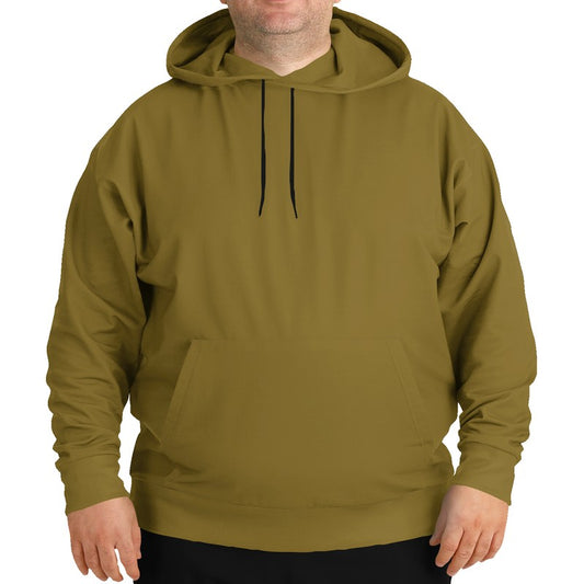 Dark Muted Yellow Hoodie PLUS (Y-MU-DA) - Man Front PLUS