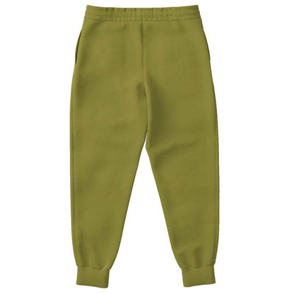 Dark Muted Yellow Joggers (LY2-MU-DA) - Back