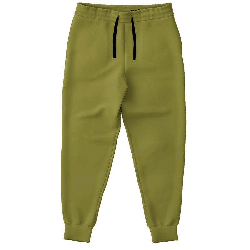 Dark Muted Yellow Joggers (LY2-MU-DA) - Front