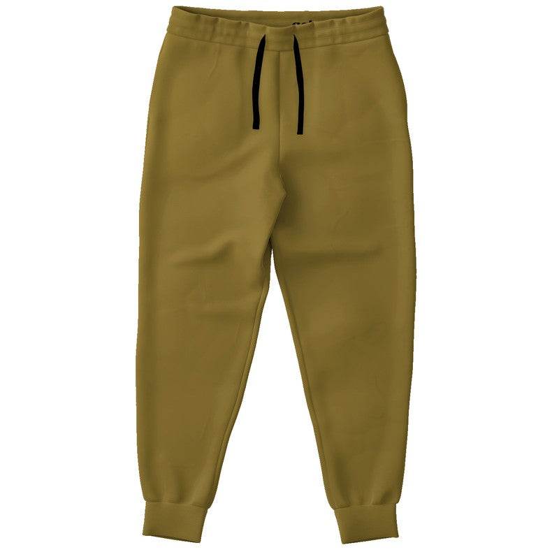Dark Muted Yellow Joggers (Y-MU-DA) - Front