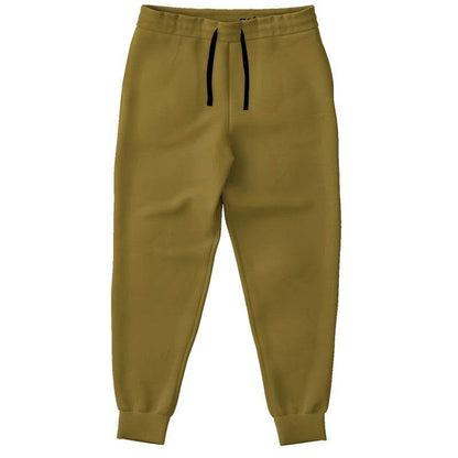 Dark Muted Yellow Joggers (Y-MU-DA) - Front