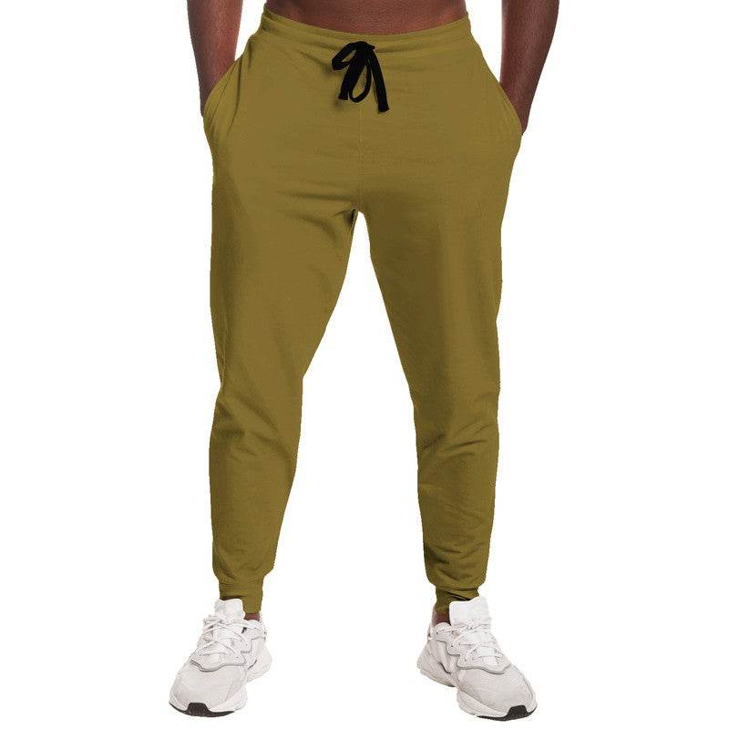 Dark Muted Yellow Joggers (Y-MU-DA) - Man Front