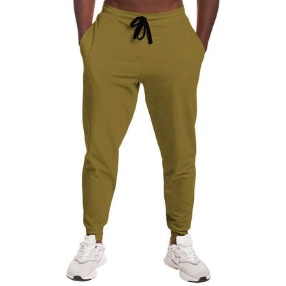 Dark Muted Yellow Joggers (Y-MU-DA) - Man Front