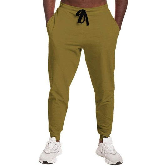 Dark Muted Yellow Joggers (Y-MU-DA) - Man Front