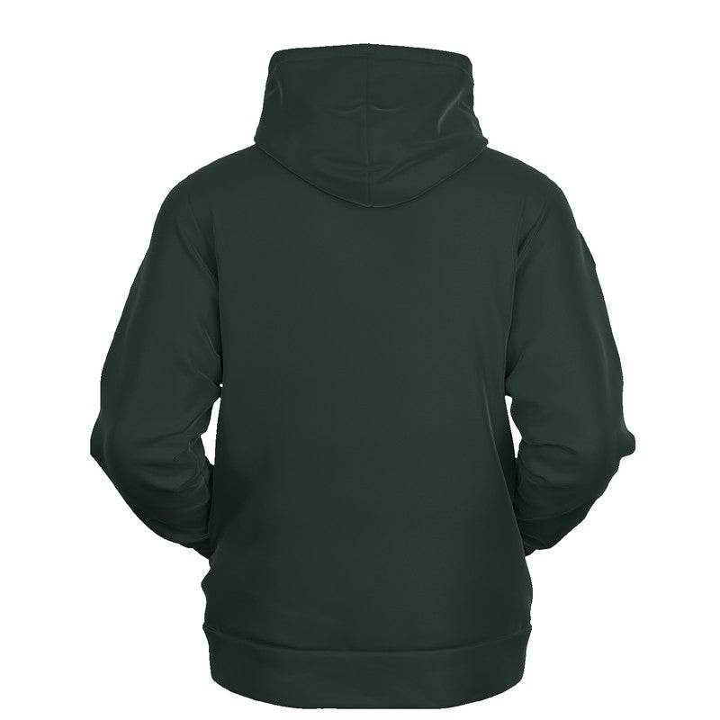 Dark Neutral Blue-Green Hoodie (BG-NE-DA) - Ghost Back