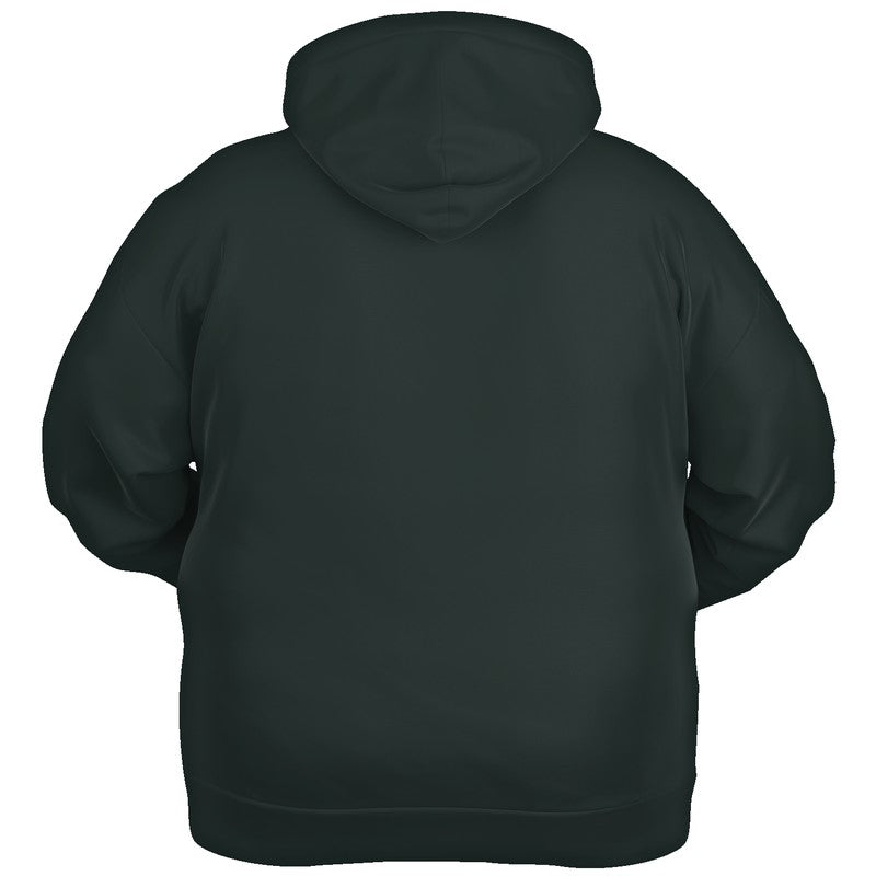 Dark Neutral Blue-Green Hoodie PLUS (BG-NE-DA) - Ghost Back PLUS