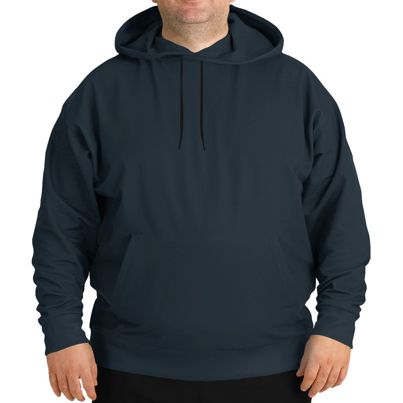 Dark Neutral Blue Hoodie PLUS (B-NE-DA) - Man Front PLUS