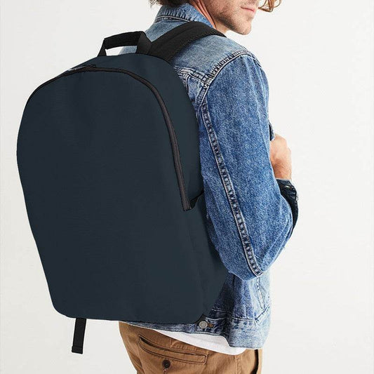 Dark Neutral Blue Waterproof Backpack (B-NE-DA) - Man CloseUp