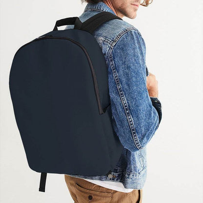Dark Neutral Blue Waterproof Backpack (IB2-NE-DA) - Man CloseUp
