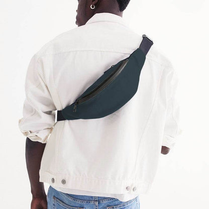 Dark Neutral Cyan Belt Bag (BC2-NE-DA) - Man Back