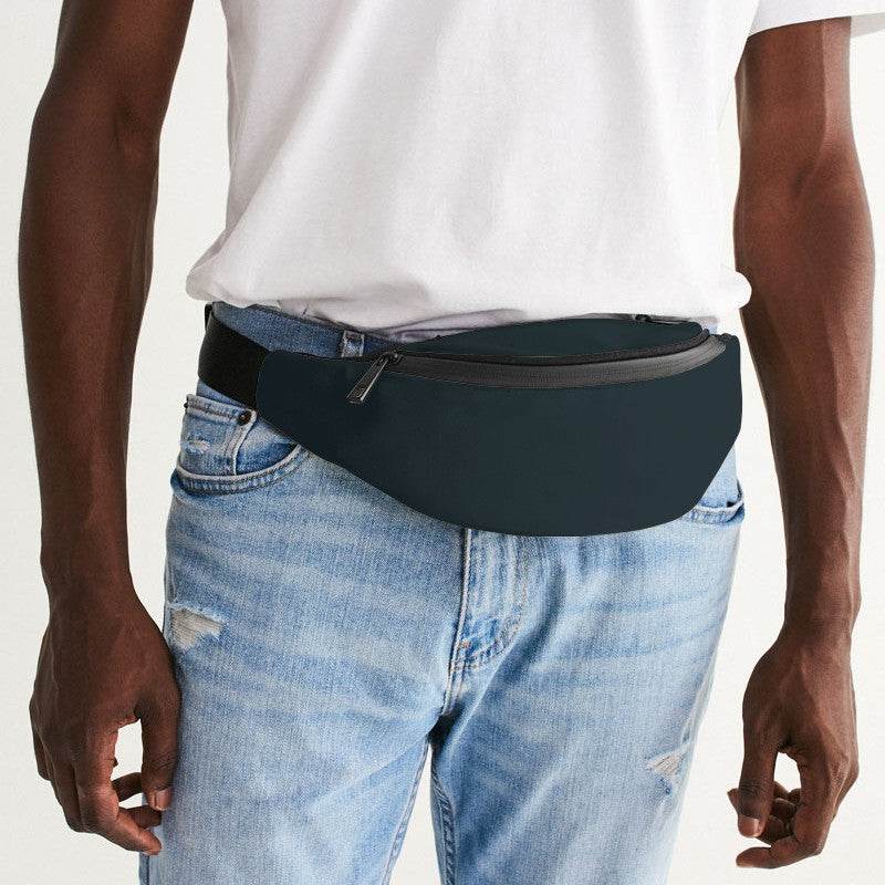 Dark Neutral Cyan Belt Bag (BC2-NE-DA) - Man Front CloseUp