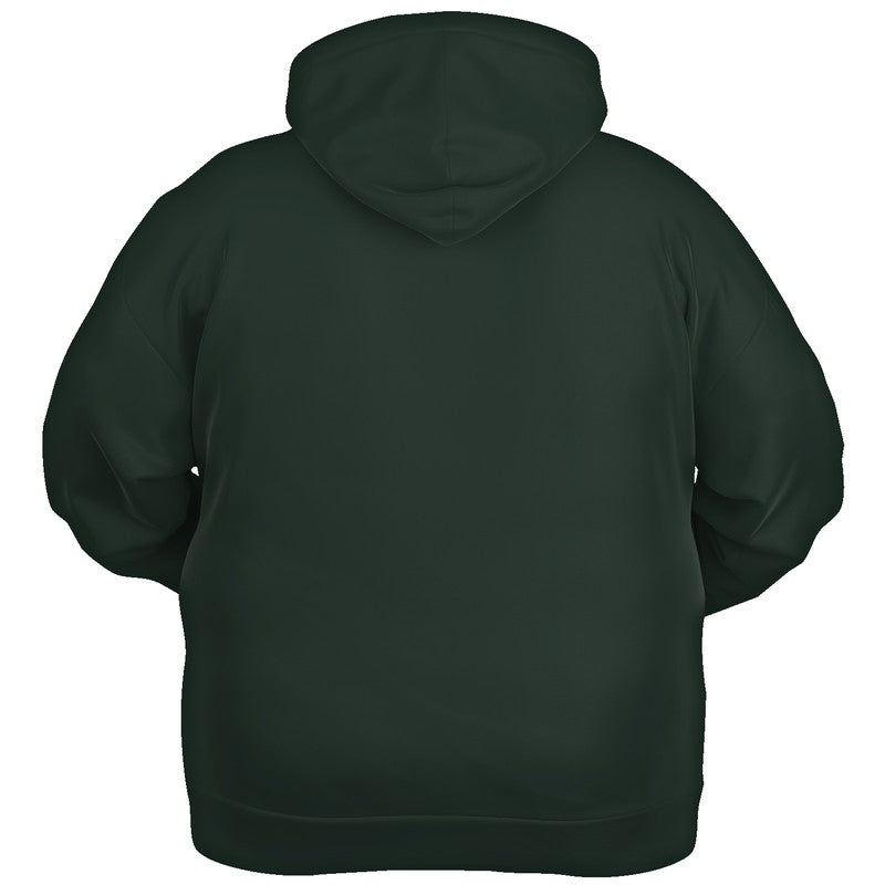 Dark Neutral Green Hoodie PLUS (BGG2-NE-DA) - Ghost Back PLUS