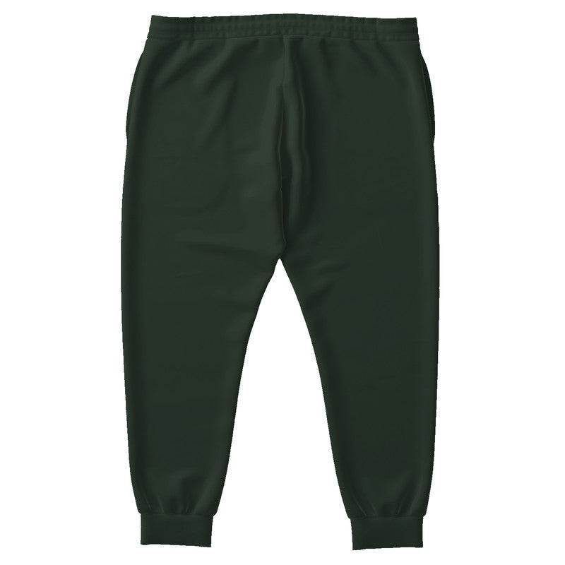 Dark Neutral Green Joggers PLUS (G-NE-DA) - Back PLUS