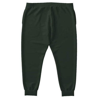 Dark Neutral Green Joggers PLUS (G-NE-DA) - Back PLUS