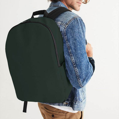 Dark Neutral Green Waterproof Backpack (BGG2-NE-DA) - Man CloseUp