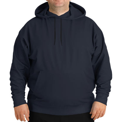 Dark Neutral Indigo Hoodie PLUS (I-NE-DA) - Man Front PLUS