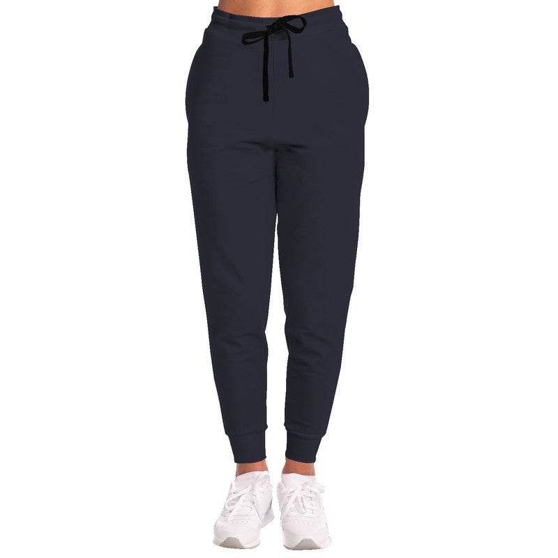 Dark Neutral Indigo Joggers (PUI2-NE-DA) - Woman Front