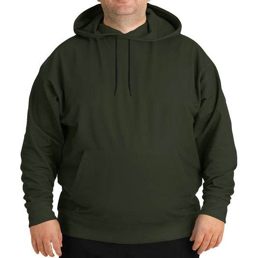 Dark Neutral Lime Hoodie PLUS (L-NE-DA) - Man Front PLUS