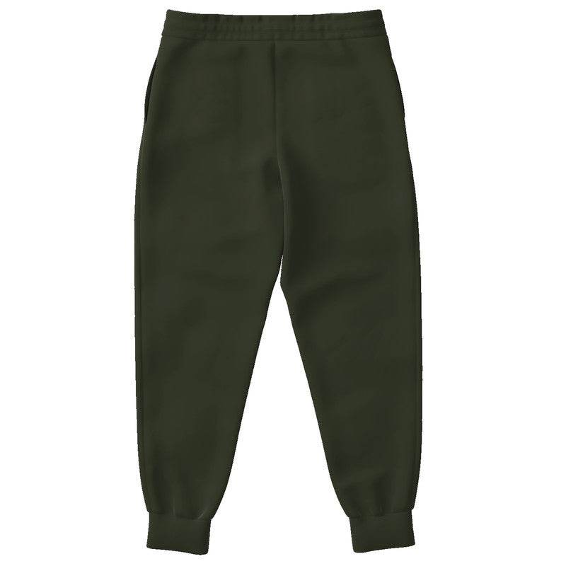 Dark Neutral Lime Joggers (L-NE-DA) - Back