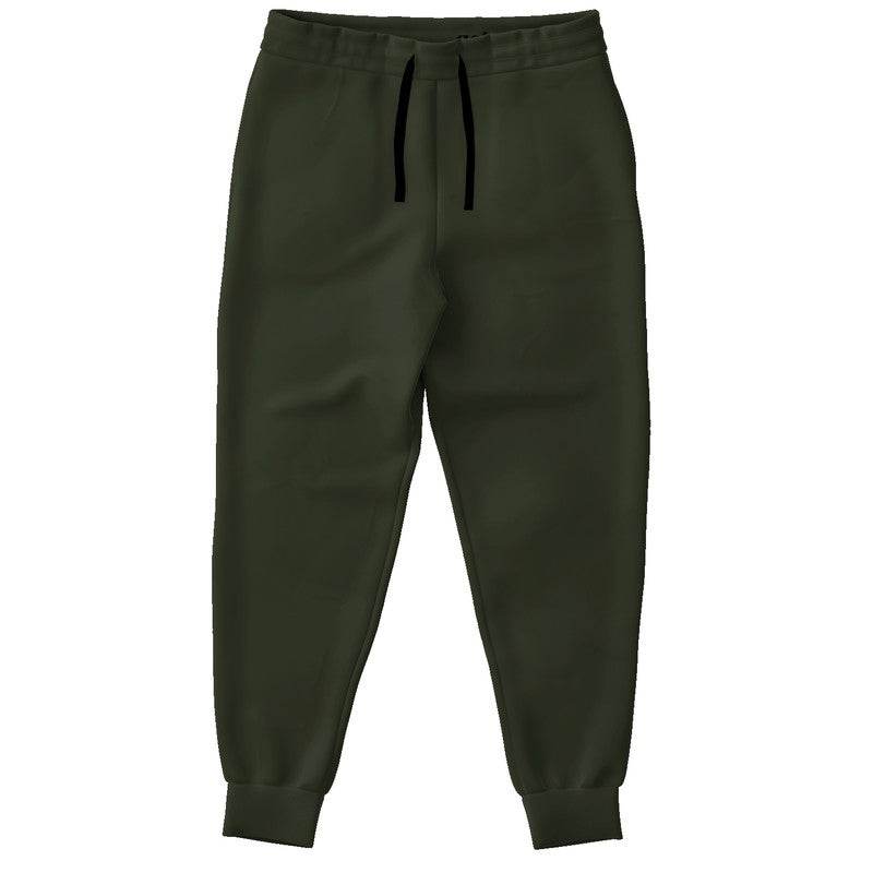 Dark Neutral Lime Joggers (L-NE-DA) - Front