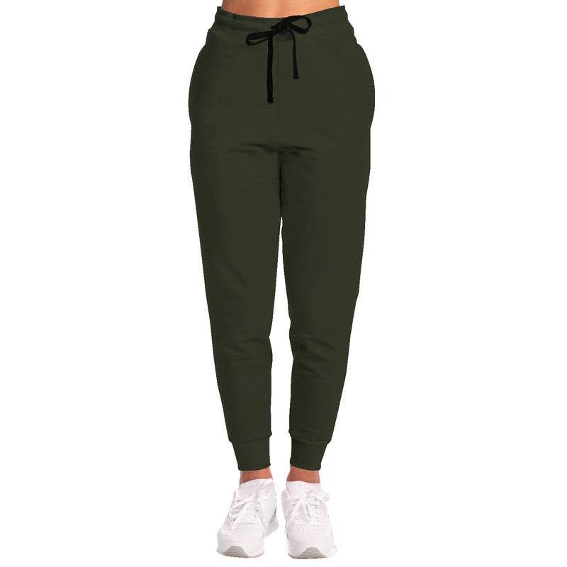 Dark Neutral Lime Joggers (L-NE-DA) - Woman Front