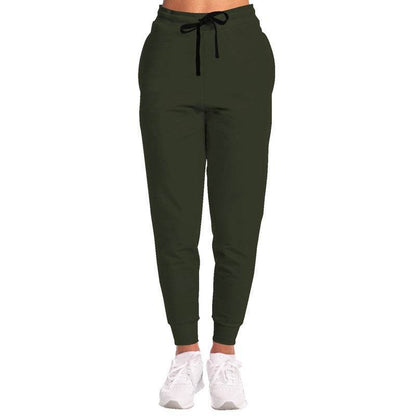 Dark Neutral Lime Joggers (L-NE-DA) - Woman Front