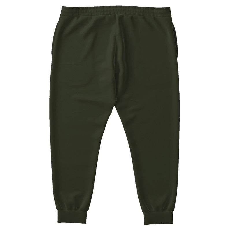 Dark Neutral Lime Joggers PLUS (L-NE-DA) - Back PLUS