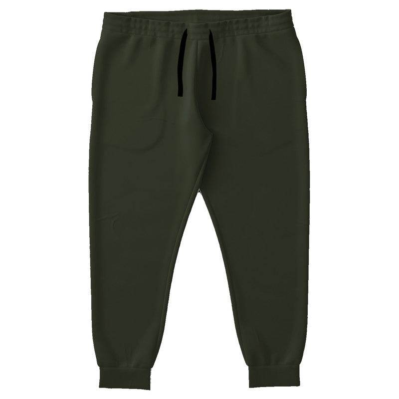 Dark Neutral Lime Joggers PLUS (L-NE-DA) - Front PLUS
