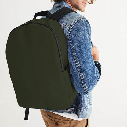 Dark Neutral Lime Waterproof Backpack (L-NE-DA) - Man CloseUp