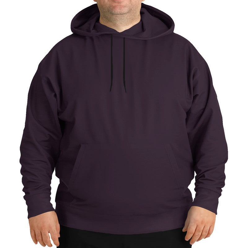 Dark Neutral Magenta Hoodie PLUS (M-NE-DA) - Man Front PLUS
