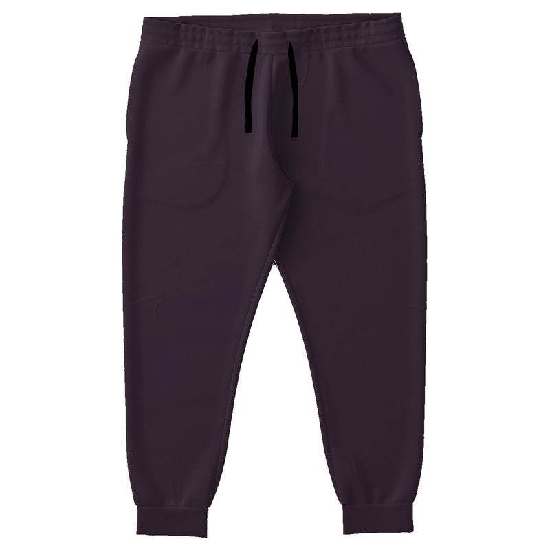 Dark Neutral Magenta Joggers PLUS (M-NE-DA) - Front PLUS