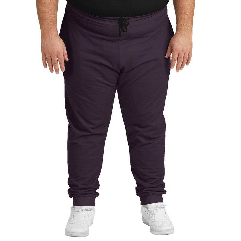 Dark Neutral Magenta Joggers PLUS (M-NE-DA) - Man Front PLUS