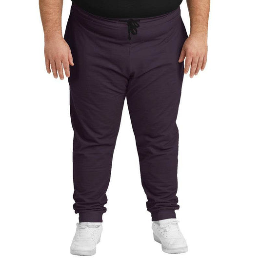 Dark Neutral Magenta Joggers PLUS (M-NE-DA) - Man Front PLUS